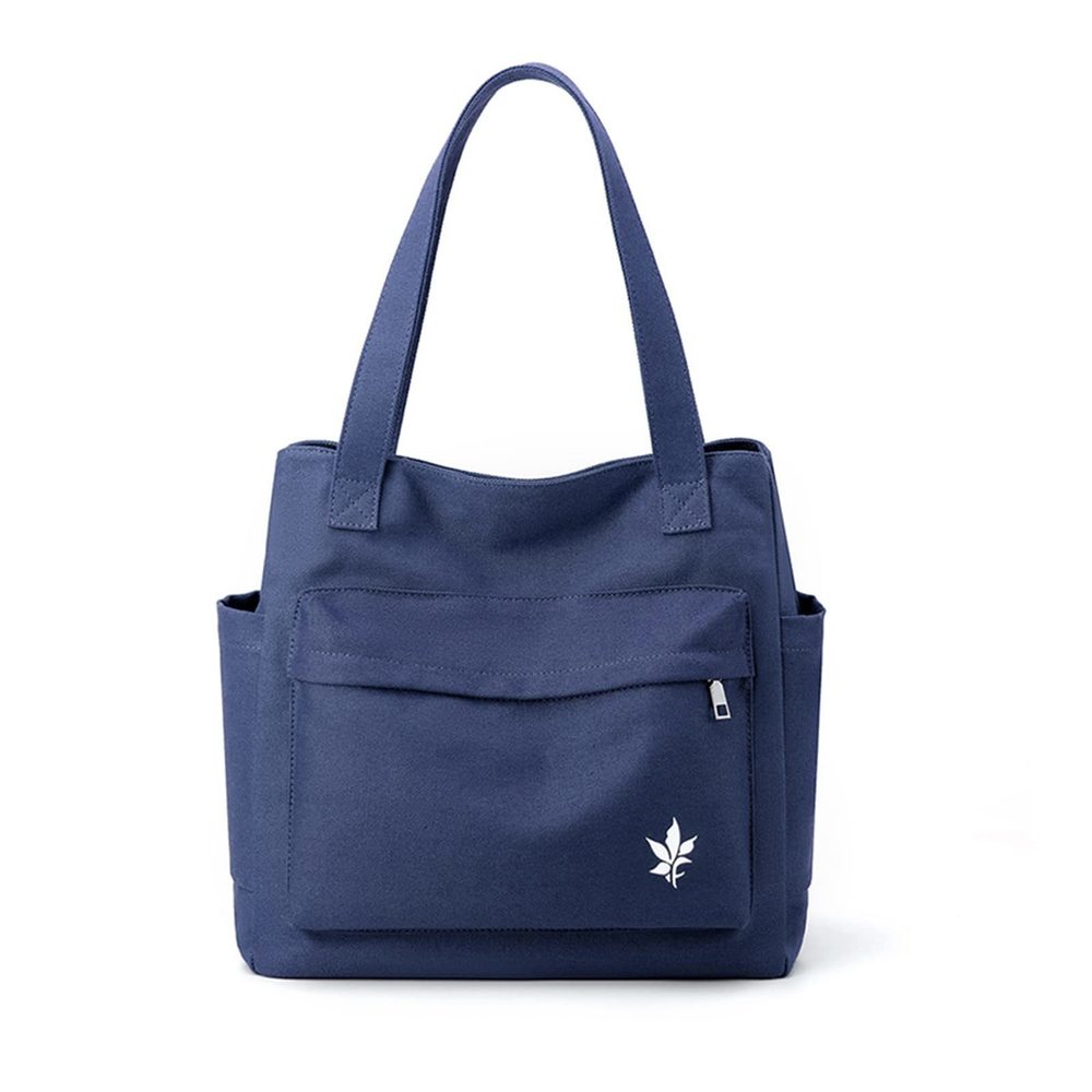 Handbag Canvas Shoulder Bag Casual Tote Purse Multi-Pockets Top Handle ;)